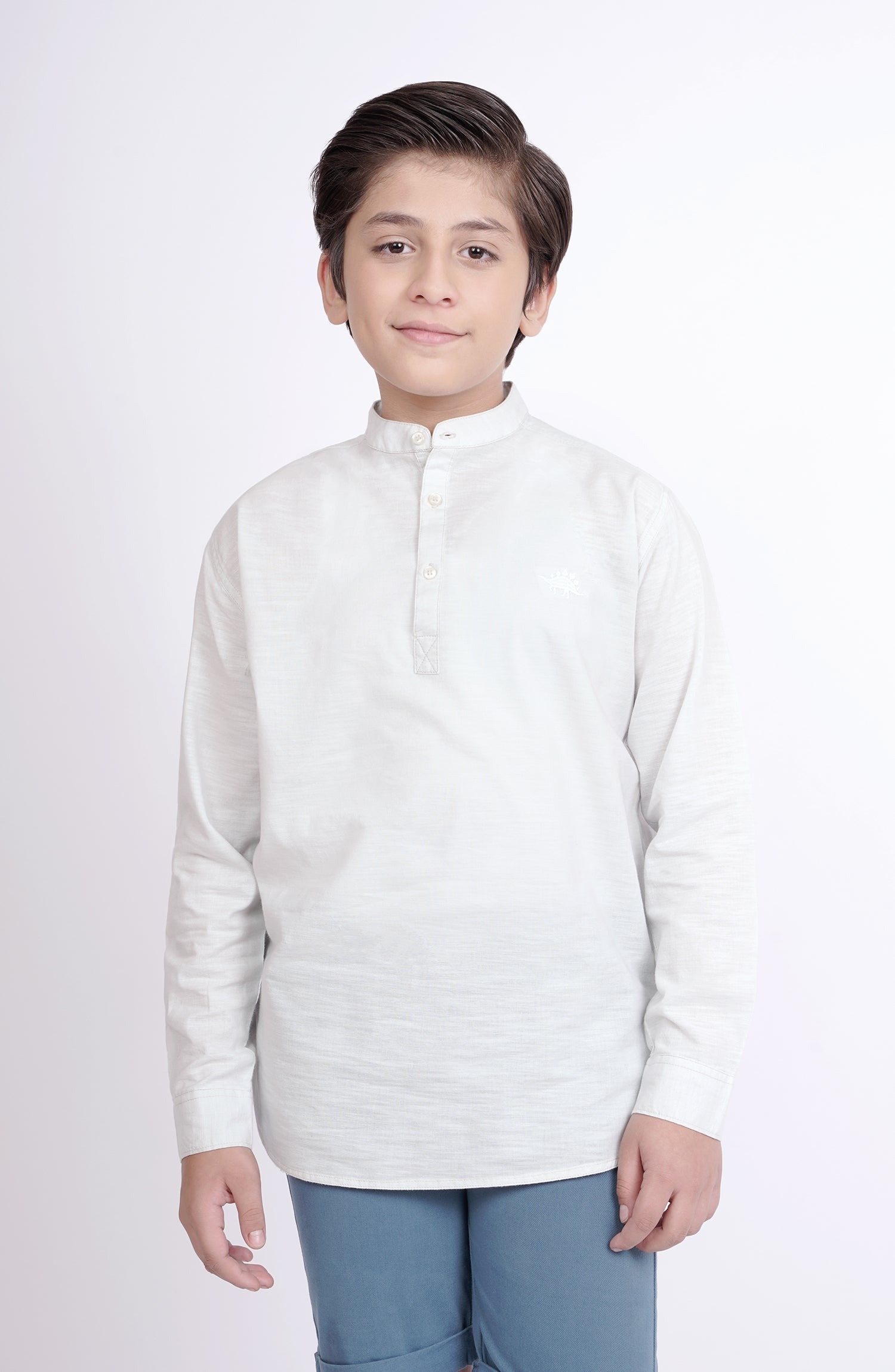 Boys-Half-Placket-Shirt
