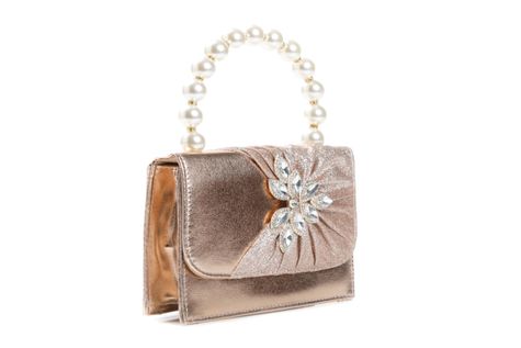 CHAMPAGNE COLOR BAGS CLUTCH P23168