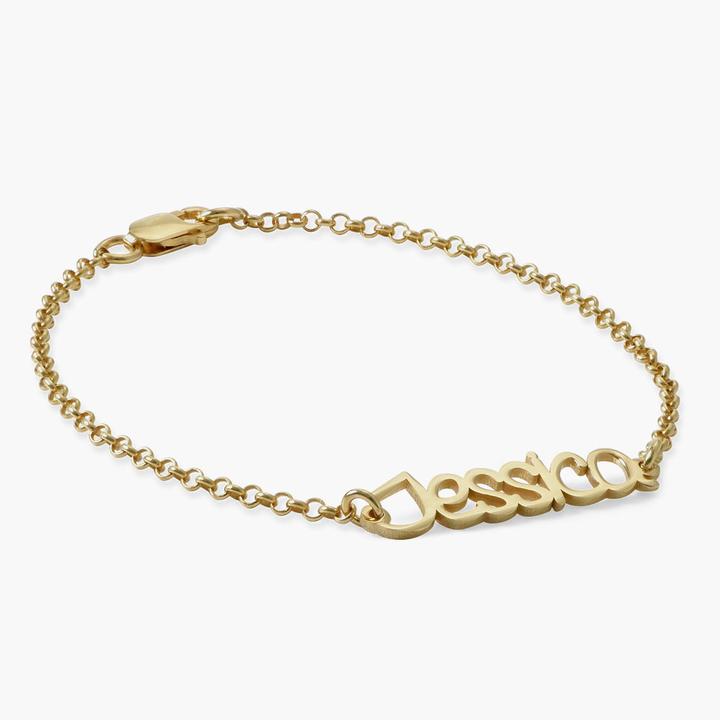 NAME ANKLET - GOLD PLATED