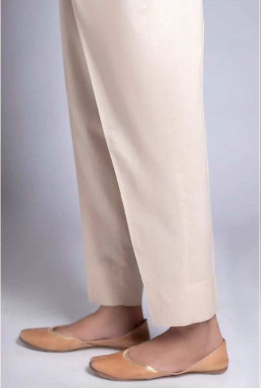 Basic-Cambric-Cigarette-Pants-Relax-Fit-Beige