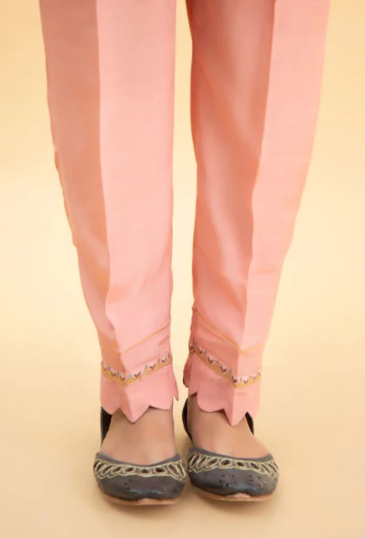 Basic-Raw-Silk-Cigarette-Pants-Pink