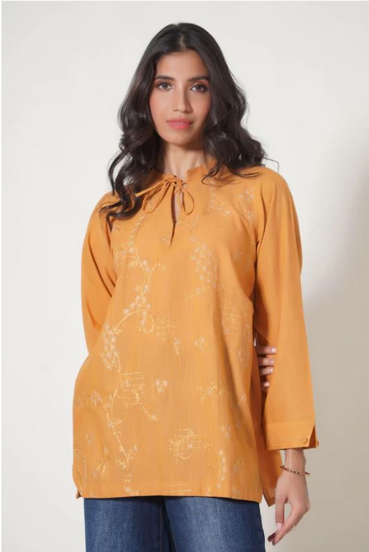 Stitched-1-Piece-Embroidered-Khaddar-Fusion-Top2