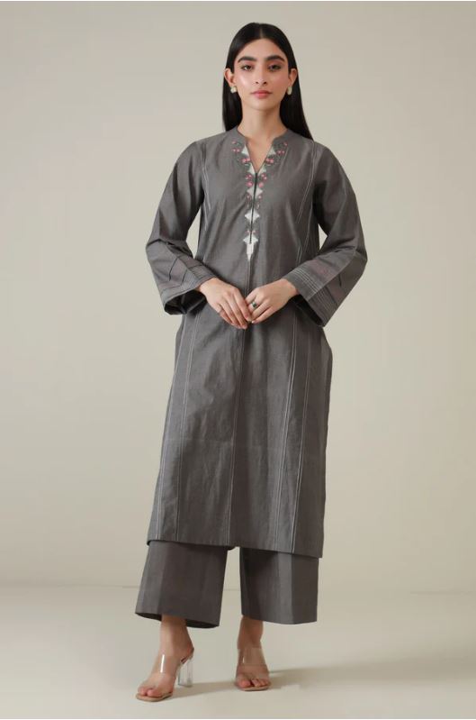 Stitched-2-Piece-Embroidered-Chambray-Suit