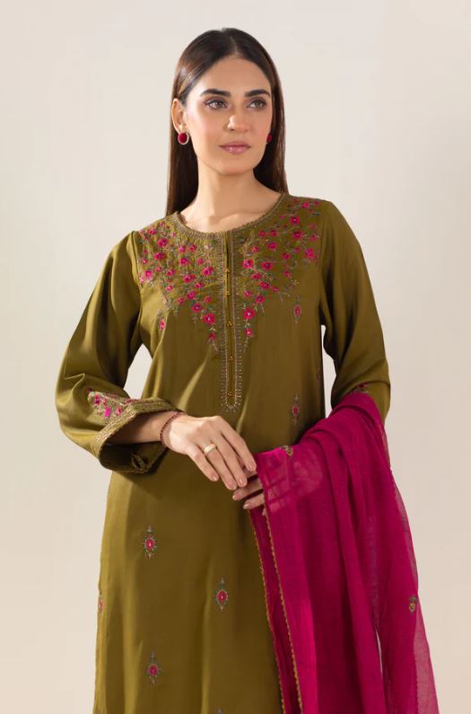 Stitched-2-Piece-Embroidered-Raw-Silk-Outfit1