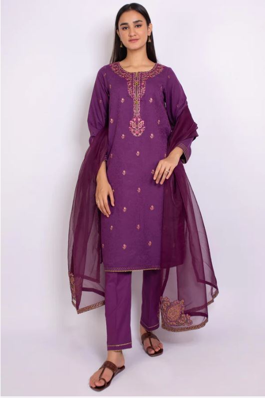 Stitched-3-Piece-Embroidered-Jacquard-Suit