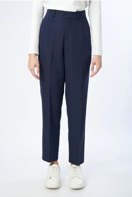 Straight-Fit-Formal-Pants-Navy