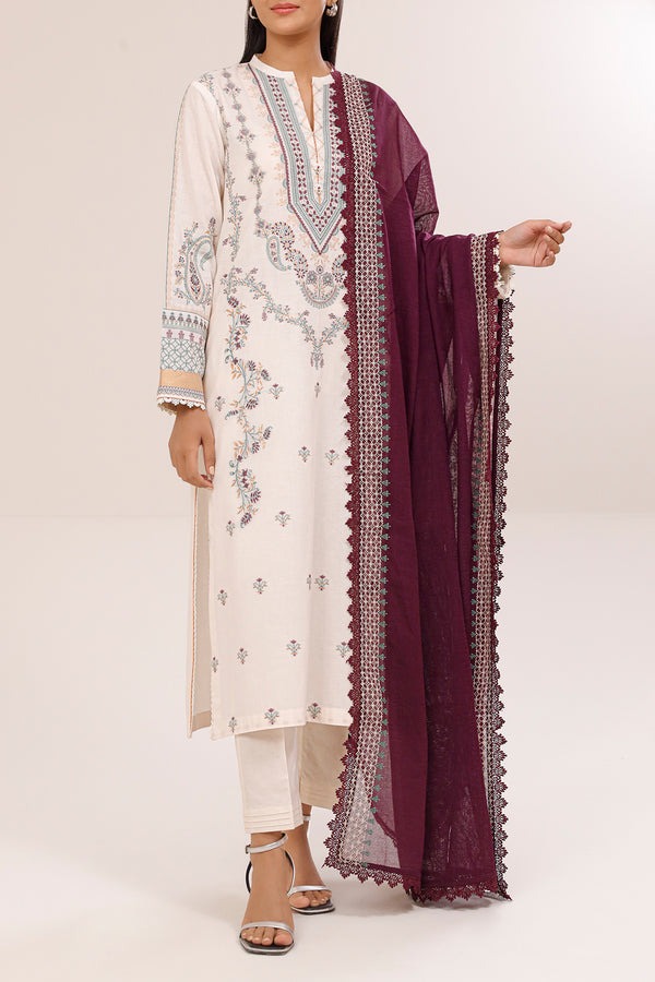Unstitched-Embroidered-Cotton-Jacquard-3-Piece-85704