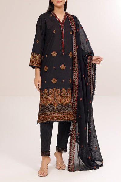 Unstitched-Embroidered-Cotton-Jacquard-3-Piece-93498