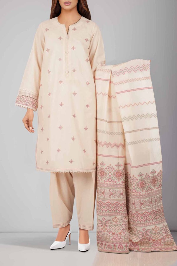 Unstitched-Embroidered-Self-Jacquard-Shirt-94111