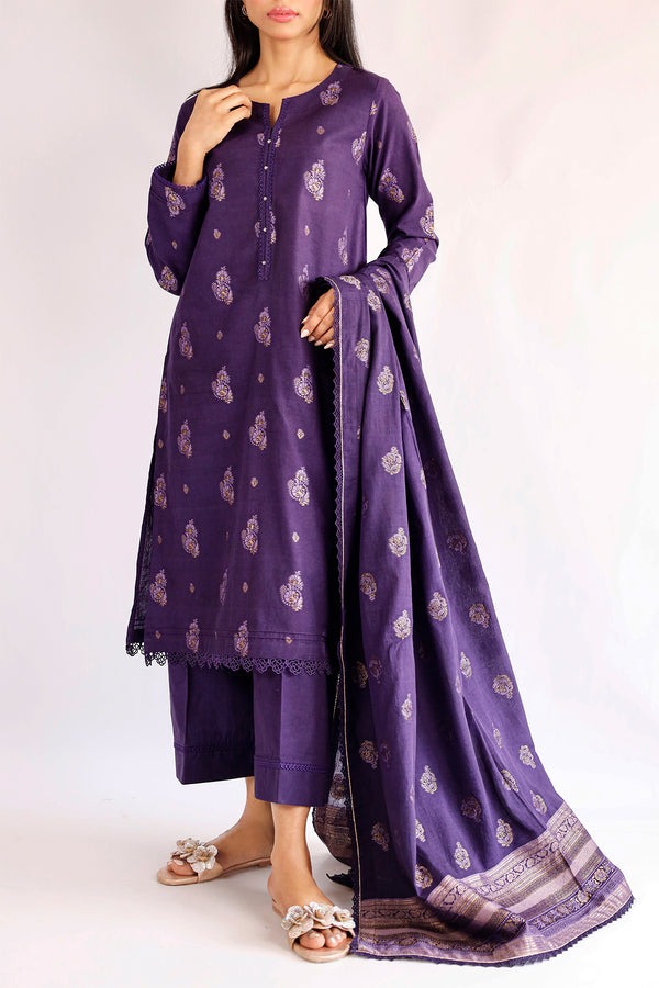 Unstitched-Jacquard-Cotton-Shirt-88113