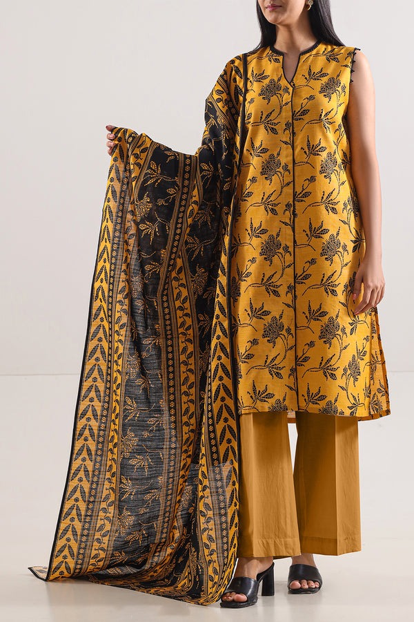 Unstitched-Printed-Cotton-Khaddar-3-Piece-114074
