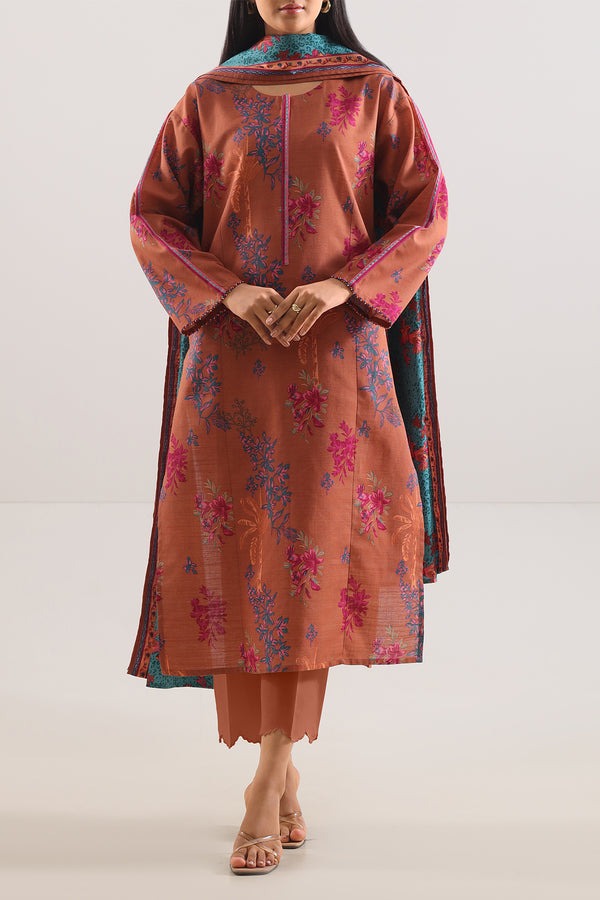 Unstitched-Printed-Cotton-Khaddar-3-Piece-114078