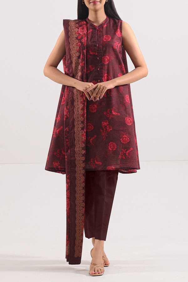Unstitched-Printed-Cotton-Khaddar-3-Piece-114088