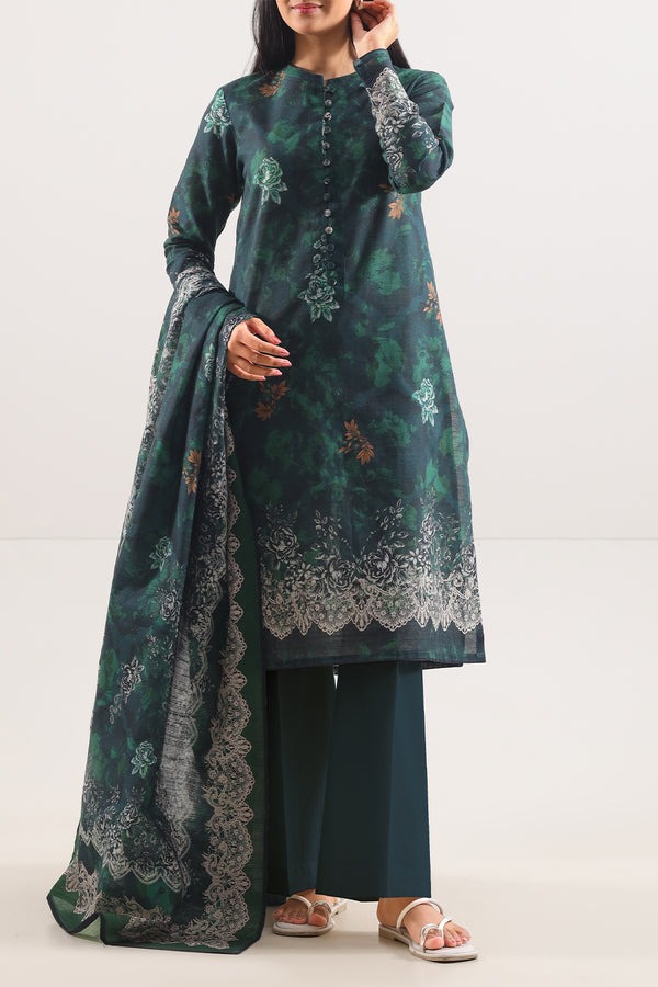 Unstitched-Printed-Cotton-Khaddar-3-Piece-114100