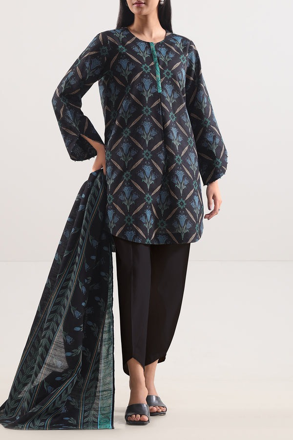 Unstitched-Printed-Cotton-Khaddar-3-Piece-114103