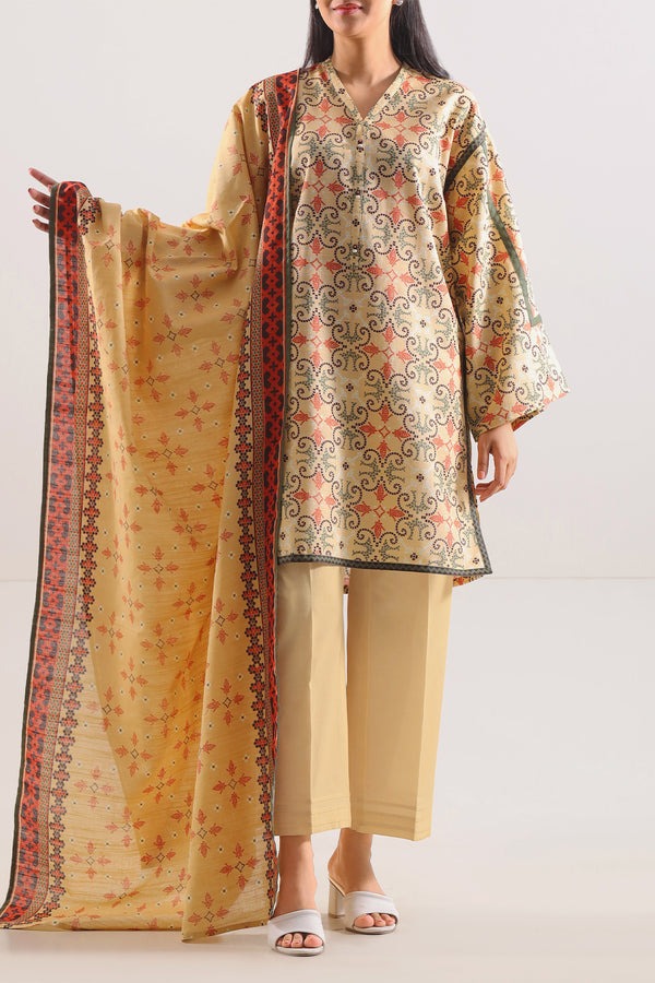Unstitched-Printed-Cotton-Khaddar-3-Piece-114111