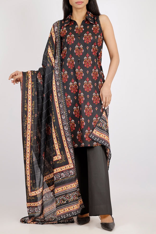 Unstitched-Printed-Lawn-2-Piece-Shirt-Dupatta-90013