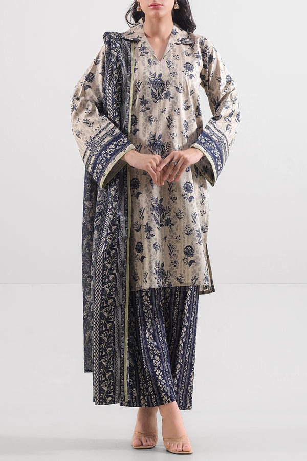 Unstitched-Printed-Lawn-2-Piece-Shirt-Dupatta-95406