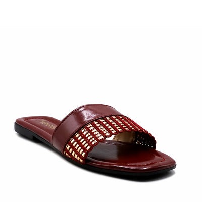 Maroon-Casual-Slipper-L00000038