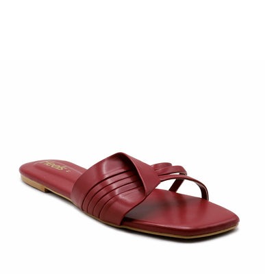 Maroon-Casual-Slipper-L00350062
