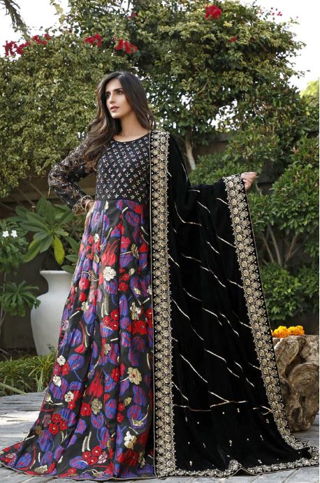 HANDWORK-EMBROIDERED-JACQUARD-VELVET-PRINTED-LONG-MAXI-WC1920-M2019120
