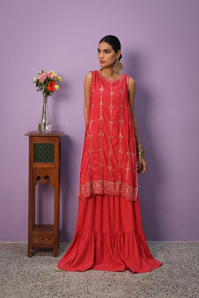 Gulastri-Layered-Shirt-S25F7018-Coral-14