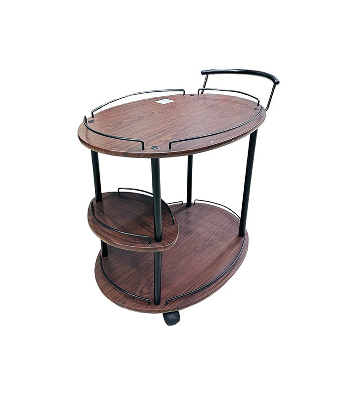 Premium-Quality-Tea-Trolley-T85 Round Shape
