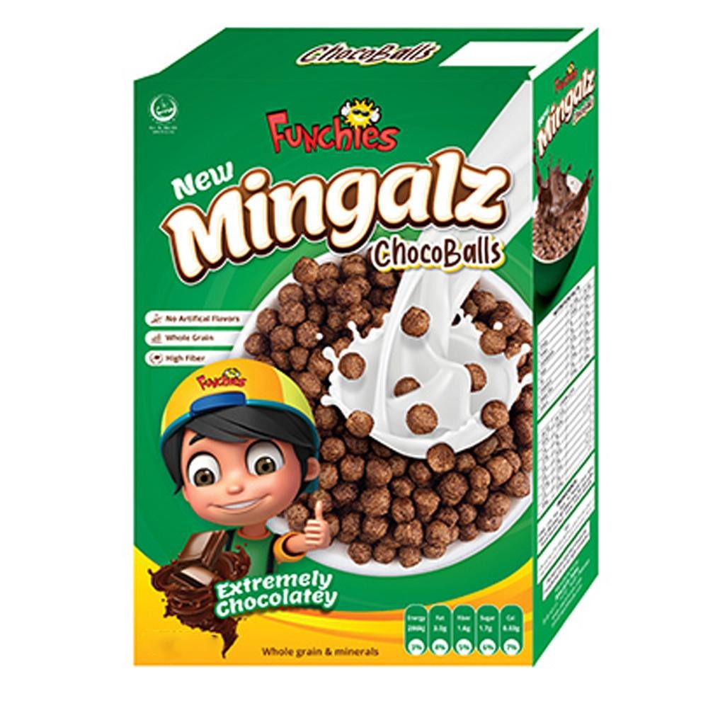 Funchies Mingalz Choco Balls Chocolatey 330gm