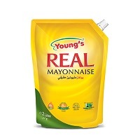 Youngs Real Mayonnaise Pouch 200ml
