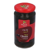Wadi Olives Black Slice 650gm