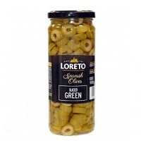 Loreto Sliced Green Olives 330gm