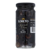 Loreto Black Slice Olive 235gm