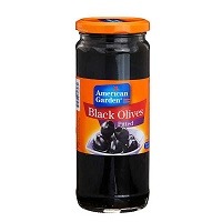 American Garden Black Olive Pitted 450gm