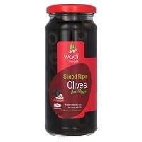 Wadi Sliced Ripe Black Olives 340gm