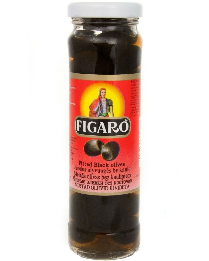Figaro Pitted Black Olives 110gm