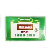 Amsons Real Cheddar Cheese 453gm