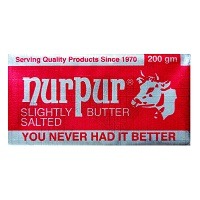 Nurpur Slightly Salted Butter 200gm