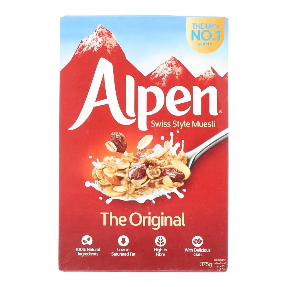 Alpen Muesli The Original Cereal 375gm