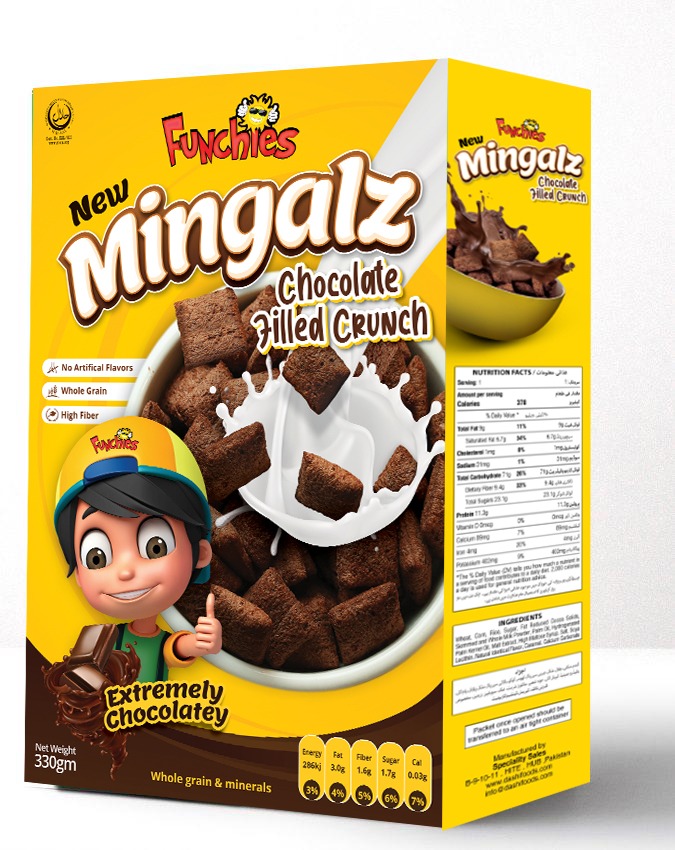 Funchies Mingalz Choco Bites Ex Chocolatey 330gm