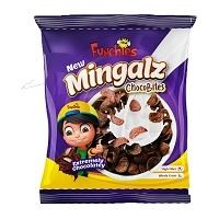 Funchies Mingalz Choco Bites Purple Pouch 125gm