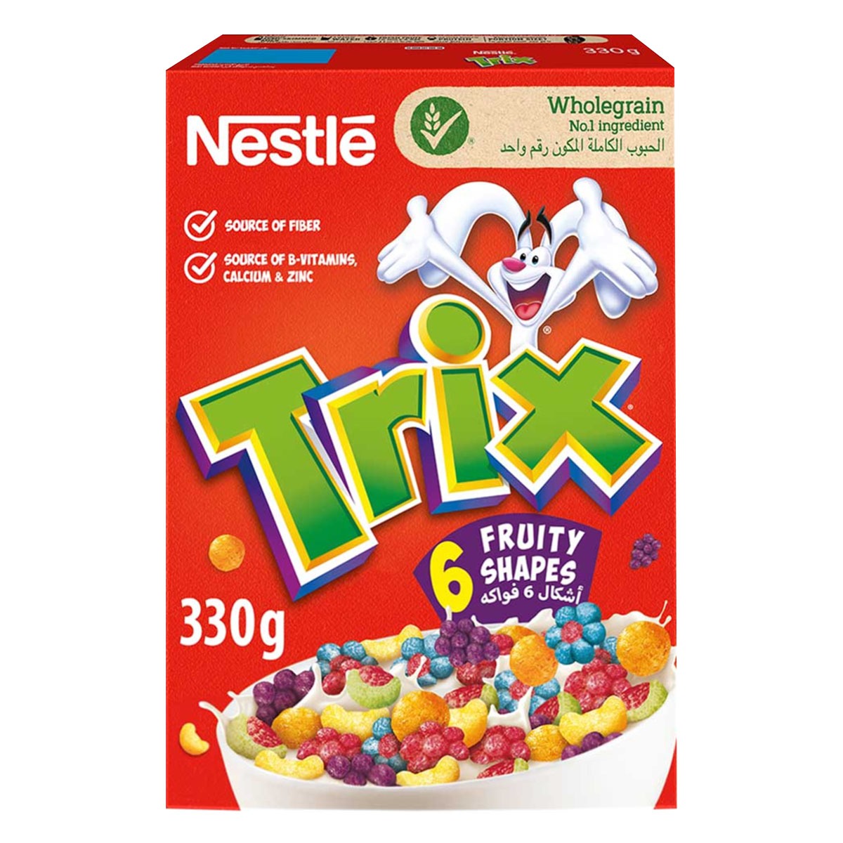 Nestle Trix Cereal 6 Fruity Shapes 330gm