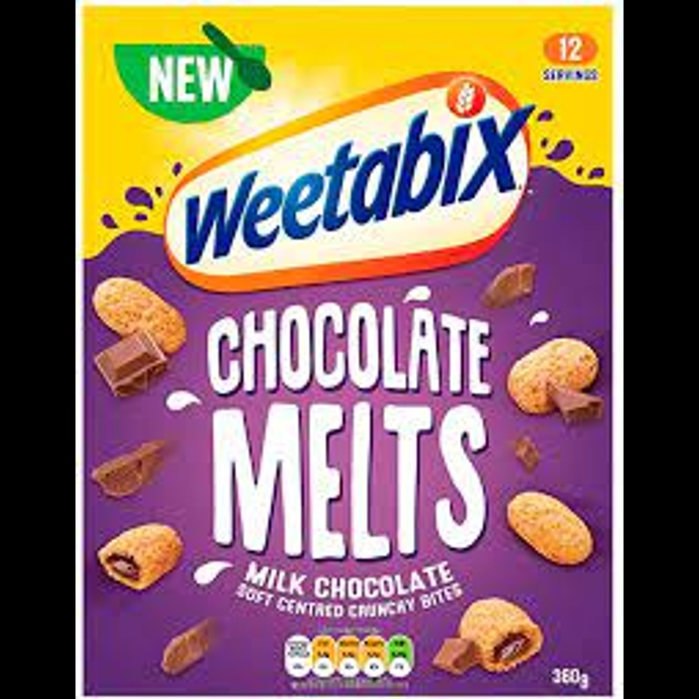 Weetabix Chocolate Melts Milk Choc.bites 360gm