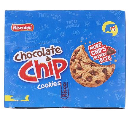 Bisconni Chocolate Chip Cookies Snack Pack 1x10pcs