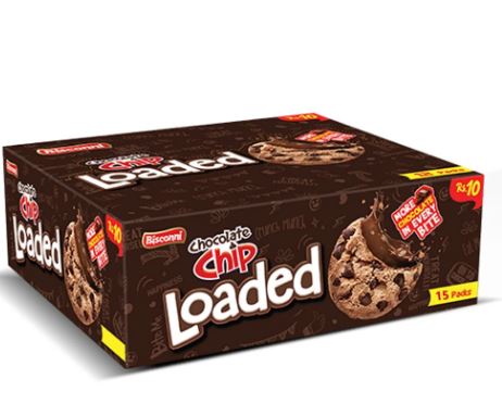 Bisconni Chocolate Chip Loaded Snack Pack 1x16pcs