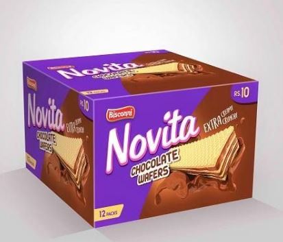 Bisconni Novita Chocolate Wafers 1x10pcs