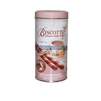 Biscotto Wafer Roll Chocolate Hazelnut 125gm