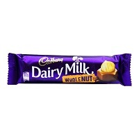 Cadbury Dairy Milk Whole Nut Chocolate 49gm