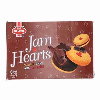 Kolson Jam Hearts Chocolate Half Roll 1*6pcs