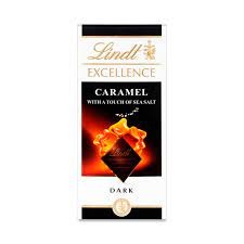 Lindt Caramel Dark Chocolate 100gm