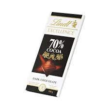 Lindt Excel 70% Intense Dark Chocolate 100gm